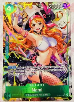 One Piece TCG: Nami (Alternate Art) OP14-031 The Azure Sea's Seven Foil - Image 1