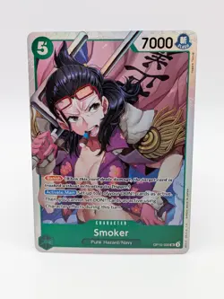 One Piece TCG Royal Blood Smoker #OP10-030 SR Super Rare Foil English - Image 1