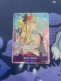Black Maria OP08-074 Illustration Box Vol. 2 Promo SR Foil One Piece TCG - Image 1