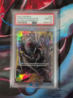 One Piece Charlotte Katakuri Secret Rare Op03-123 Pillars Of Strength - Image 1