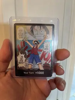 One Piece DON!! Alternate Art (Luffy), Lightly Played Romance Dawn - Image 1