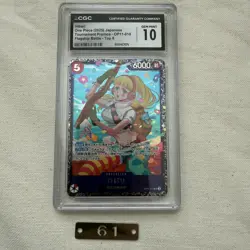 CGC 10 GEM MINT Hibari OP11-010 SR Flagship Battle Prize - ONE PIECE 61 - Image 1