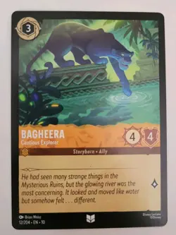 Disney Lorcana TCG - Whispers In The Well: Bagheera (012/204) - Uncommon - NM - Image 1