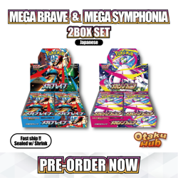 Pre Pokemon Card Mega Brave & Symphonia Booster Box Set Japanese w/Shrink - Image 1