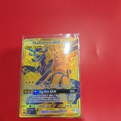 Pokemon Pikachu & Zekrom GX SM-Team Up Secret Rare Holo 240 HP 184/181 Card - Image 1