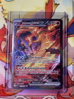 Team Rocket's Moltres ex - (Destined Rivals Stamp) 229/182 Miscellaneous Cards & - Image 1