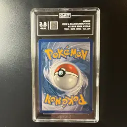 FREE SHIPPING Zekrom 114/114 Black & White Pokemon Card TAG 8.5 Gray Background - Image 2