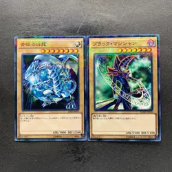 NM 2 card Blue-Eyes White Dragon SDKS-JP009 SDMY-JP010 Parallel Rare YuGiOh 200 - Image 1