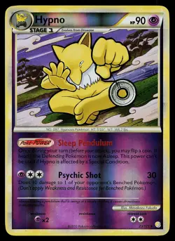 Pokemon Card - Hypno HeartGold SoulSilver 23/123 Rare Reverse Holo - Image 1