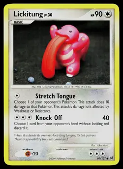 Pokemon Card - Lickitung Platinum 80/127 Common - Image 1