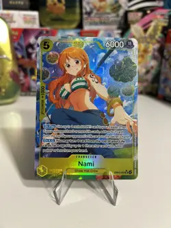 One Piece Card Game Nami SR Alt Art EB03-053 English NM Heroines Edition - Image 1