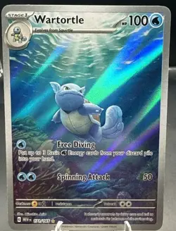 Pokemon Wartortle Holo Card 121/165 Nintendo Set 165 English TCG - Image 1