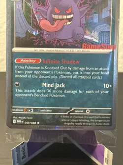 Gengar Perfect Order Gamestop Stamped Promo Card Sealed Pokemon TCG - Image 3