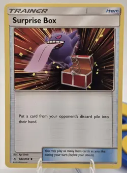 Surprise Box 187/214 Unbroken Bonds Gengar Pokemon Card - Image 1