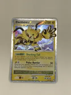 Pokemon Electivire LV.X Mysterious Treasures 121/123 Ultra Rare Holo 120 HP Card - Image 1