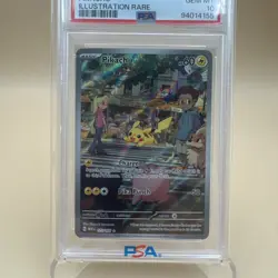 PSA 10 Gem Mint Pikachu 173/165 Scarlet & Violet 151 Illustration Rare Holo Card - Image 3
