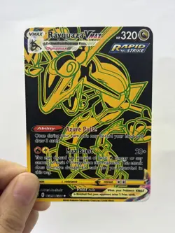 Rayquaza VMAX HP320 Gold Metal Pokemon Card-Collectible Gift Artwork - Image 3