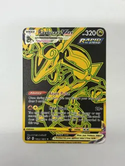 Rayquaza VMAX HP320 Gold Metal Pokemon Card-Collectible Gift Artwork - Image 4