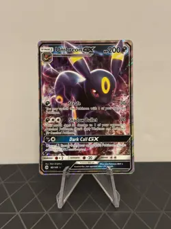 Umbreon GX 80/149 Sun & Moon Ultra Rare Holo Pokemon Card NM - Image 1