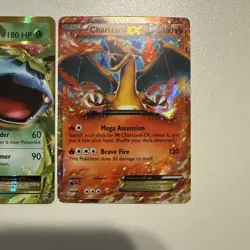 Charizard EX #XY17 Charizard EX 12/108 & Venusaur EX 1/108 (3 Cards) Holo Rares - Image 4