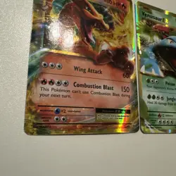 Charizard EX #XY17 Charizard EX 12/108 & Venusaur EX 1/108 (3 Cards) Holo Rares - Image 5
