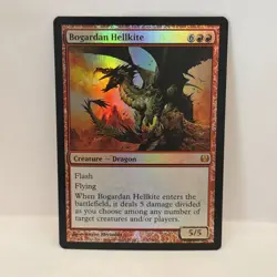 Bogardan Hellkite - FOIL - MTG Duel Decks: Knights vs. Dragons - (LP) - Image 1