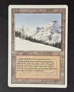 Taiga - MtG Revised/3rd Ed. - Rare LP/MP 1994 - Image 1