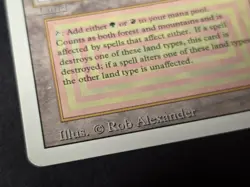 Taiga - MtG Revised/3rd Ed. - Rare LP/MP 1994 - Image 2