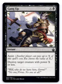 Gang Up NM Battlebond 47 MTG Regular Uncommon - Image 1