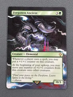 Forgotten Ancient Final Fantasy Commander Hand Painted Full Altered Art Jeckho - Image 1