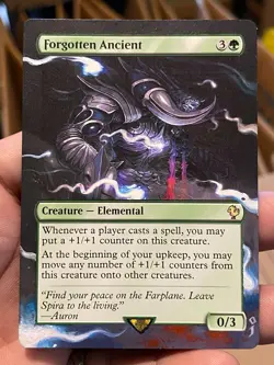 Forgotten Ancient Final Fantasy Commander Hand Painted Full Altered Art Jeckho - Image 2