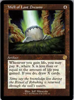 Well of Lost Dreams R The Brothers' War: Retro Frame Artifacts 62 NMNormal - Image 1