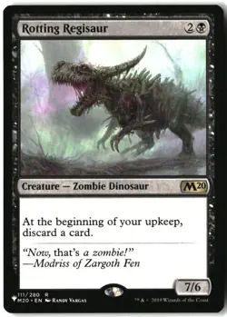 MTG Rotting Regisaur R Core Set 2020 111 LP - Image 1