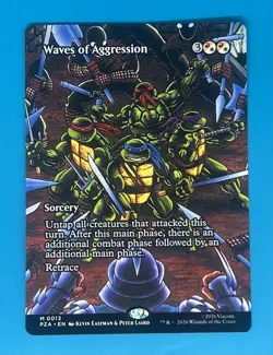 Waves of Aggression (Borderless) Teenage Mutant Ninja Turtles Source Material... - Image 1