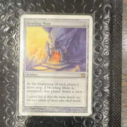 Magic: The Gathering Howling Mine 9th Edition Rare Artifact 298 - Image 1