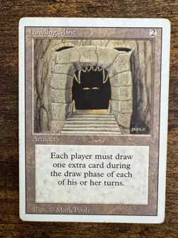 Magic the Gathering Howling Mine Revised Edition MTG - Image 1
