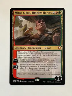 MTG Minsc & Boo, Timeless Heroes CLB 285 Nonfoil M Lightly Played - Image 1