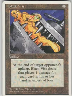 Magic the Gathering TCG Black Vise U Fourth Edition 317 - Image 1