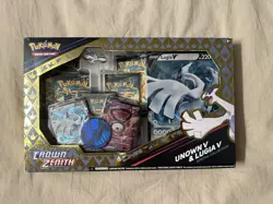 Pokemon Crown Zenith Unown V Lugia V Special Collection Box English 2023 - Image 1