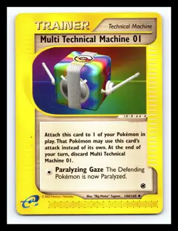 💥 Pokemon TCG Multi Technical Machine 01 144/165 Expedition Base Set Non Holo - Image 1
