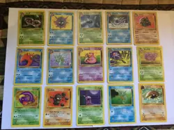 Pokemon TCG Vintage Fossil 27 Card Lot WOTC - Image 1