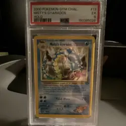 Pokemon Misty's Gyarados 13/132 Gym Challenge Holo Rare PSA 5 English Card - Image 3