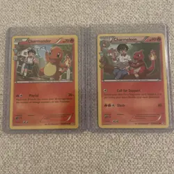 Pokemon TCG Charmeleon & Charmander Generations Radiant Collection RC4 & RC3 LP - Image 1