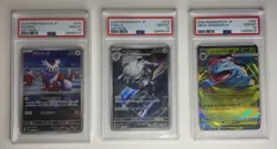 2025 Pokemon JP PSA grade 10 (lot of 3) JP Venusaur, Delibird, Steelix - Image 1
