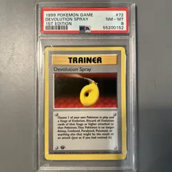 1999 POKEMON BASE SET 1ST EDITION #72 DEVOLUTION SPRAY PSA 8 - Image 2