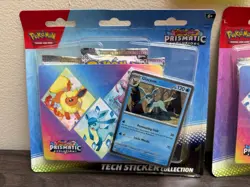 02 Blisters-Pokemon TCG - Prismatic Evolution - Tech Sticker Collection - Sealed - Image 2