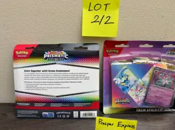 02 Blisters-Pokemon TCG - Prismatic Evolution - Tech Sticker Collection - Sealed - Image 4