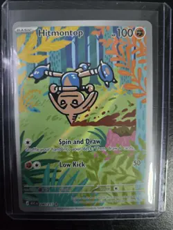 Pokemon TCG Hitmontop 240/217 Illustration Holo Rare Ascended Heroes Near Mint - Image 1