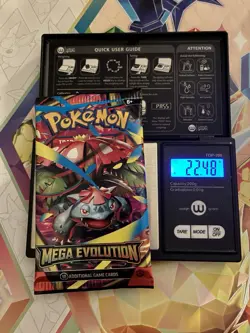 (HEAVY) 22.48g Pokemon TCG Mega Evolution Booster Pack (SEALED)✅ - Image 1
