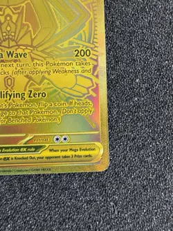 2026 Pokemon Perfect Order Mega Zygarde ex Gold Mega Hyper Rare English 124/088 - Image 4